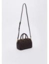 Borsa a mano piccola con logo debossed Liu Jo – Marrone scuro