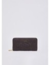 Portafoglio grande con logo debossed Liu Jo – Marrone scuro