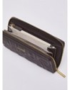 Portafoglio grande con logo debossed Liu Jo – Marrone scuro