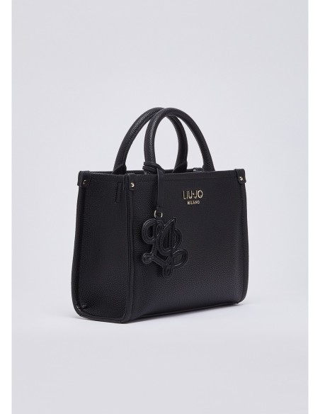 Borsa piccola con charm effetto bottalato Liu Jo – Nero - foto 3
