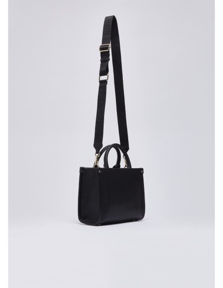 Borsa piccola con charm effetto bottalato Liu Jo – Nero - foto 4