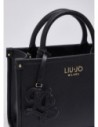 Borsa piccola con charm effetto bottalato Liu Jo – Nero Borsa piccola con charm effetto bottalato Liu Jo – Nero