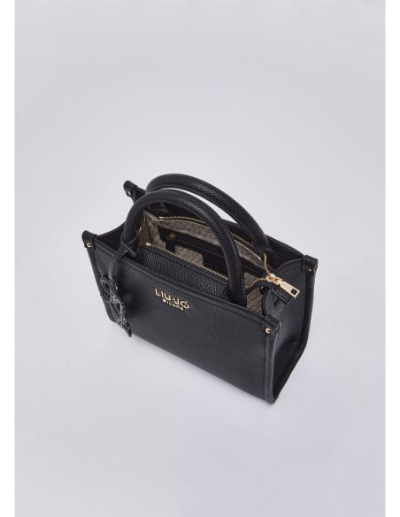 Borsa piccola con charm effetto bottalato Liu Jo – Nero - foto 6