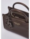 Borsa piccola con charm effetto bottalato Liu Jo – Testa di moro metallizzato Borsa piccola con charm effetto bottalato Liu Jo – Testa di moro metallizzato