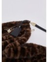 Borsa grande in pelliccia sintetica animalier Liu Jo – Nero animalier