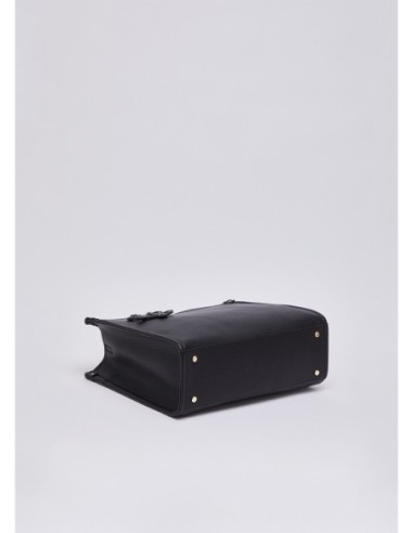 Borsa tote media effetto bottalato Liu Jo – Nero - foto 6