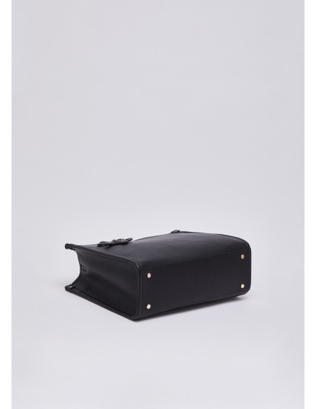 Borsa tote media effetto bottalato Liu Jo – Nero - foto 6