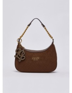 Borsa hobo piccola con catena Liu Jo – Tabacco - foto 1