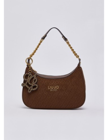 Borsa hobo piccola con catena Liu Jo – Tabacco - foto 1