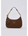 Borsa hobo piccola con catena Liu Jo – Tabacco