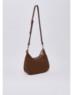 Borsa hobo piccola con catena Liu Jo – Tabacco - foto 1 2