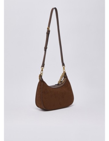 Borsa hobo piccola con catena Liu Jo – Tabacco - foto 2