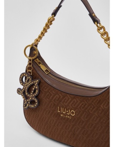 Borsa hobo piccola con catena Liu Jo – Tabacco - foto 3
