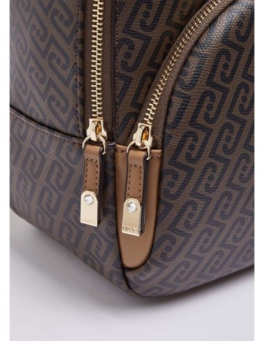 Zaino monogram effetto saffiano Liu Jo – Beige - foto 5