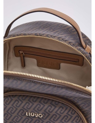 Zaino monogram effetto saffiano Liu Jo – Beige - foto 7