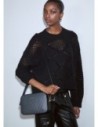 Borsa a tracolla media monogram Liu Jo – Nero Borsa a tracolla media monogram Liu Jo – Nero