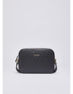 Borsa a tracolla media monogram Liu Jo – Nero - foto 1 2