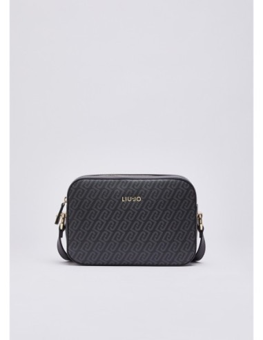 Borsa a tracolla media monogram Liu Jo – Nero - foto 2