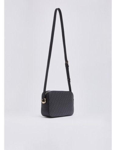 Borsa a tracolla media monogram Liu Jo – Nero - foto 4
