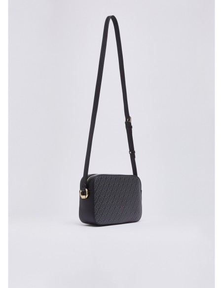 Borsa a tracolla media monogram Liu Jo – Nero - foto 4