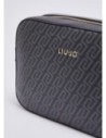 Borsa a tracolla media monogram Liu Jo – Nero Borsa a tracolla media monogram Liu Jo – Nero