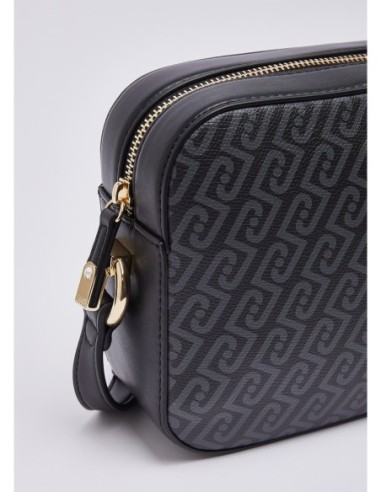 Borsa a tracolla media monogram Liu Jo – Nero - foto 6