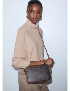 Borsa a tracolla media monogram Liu Jo – Beige - foto 1