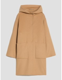 Cappotto in blend di lana double Penny Black – Cammello - foto 1 2