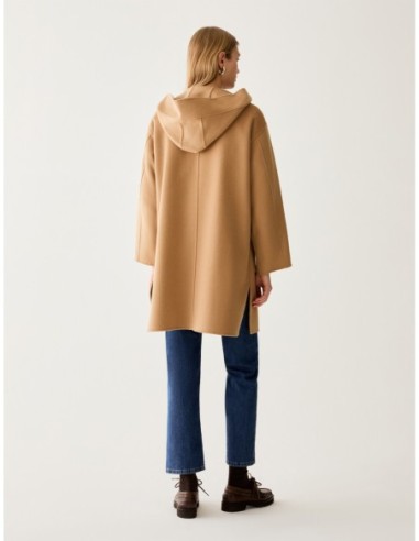 Cappotto in blend di lana double Penny Black – Cammello - foto 3