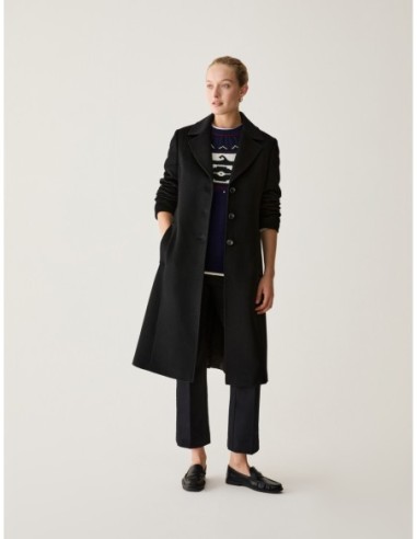 Cappotto in drap di lana Penny Black – Nero - foto 1