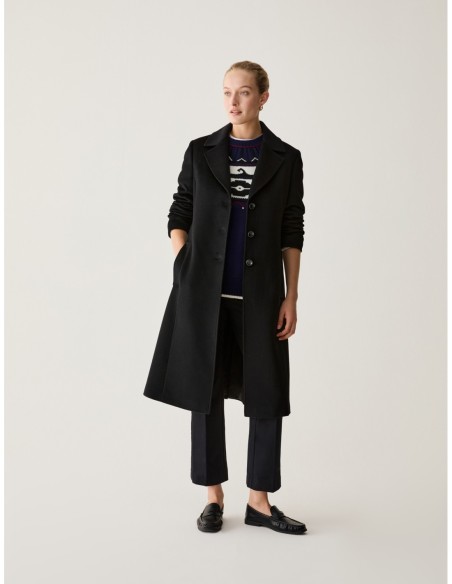 Cappotto in drap di lana Penny Black – Nero - foto 1