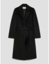 Cappotto in drap di lana Penny Black – Nero