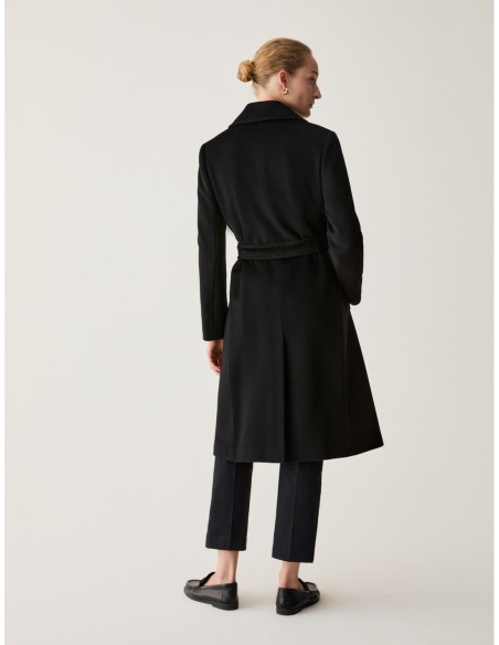 Cappotto in drap di lana Penny Black – Nero - foto 3