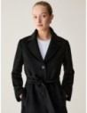 Cappotto in drap di lana Penny Black – Nero
