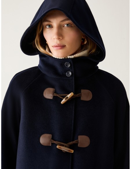 Montgomery in drap di lana Penny Black – Blu notte - foto 4