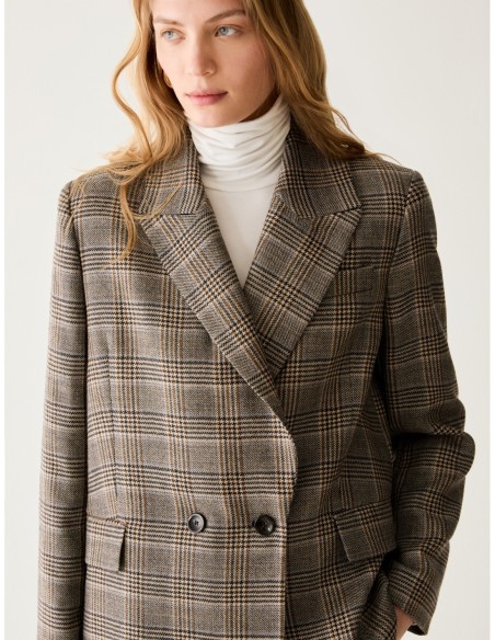 Blazer morbido in pura lana Penny Black – Sabbia - foto 4