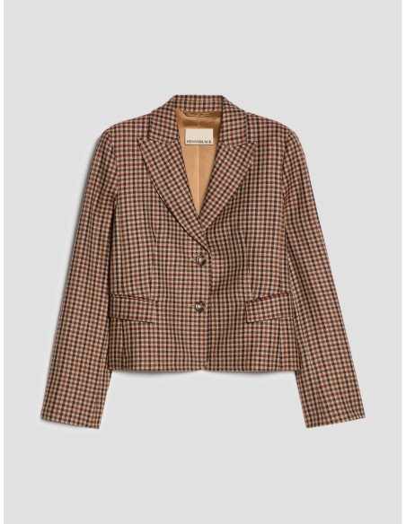 Blazer slim in pura lana Penny Black – Sabbia - foto 2