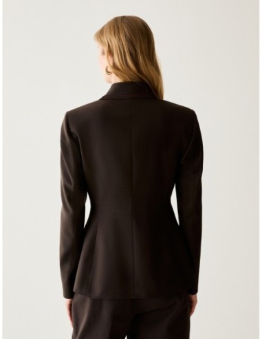Blazer doppiopetto slim Penny Black – Testa di moro - foto 3