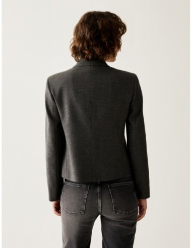 Blazer a microfantasia lamé Penny Black – Peltro - foto 3