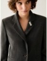 Blazer a microfantasia lamé Penny Black – Peltro