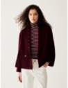 Caban in drap di lana Penny Black – Bordeaux