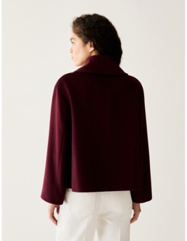 Caban in drap di lana Penny Black – Bordeaux - foto 3
