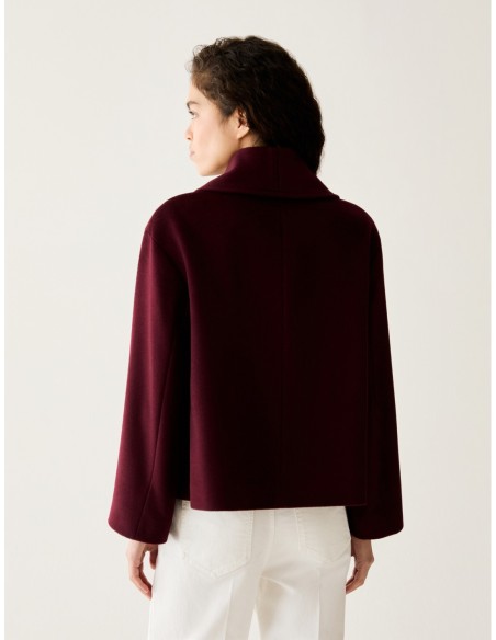 Caban in drap di lana Penny Black – Bordeaux - foto 3