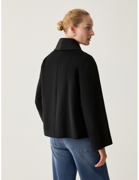 Caban in drap di lana Penny Black – Nero - foto 3
