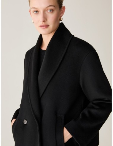 Caban in drap di lana Penny Black – Nero - foto 4