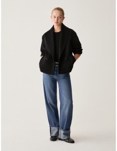Caban in drap di lana Penny Black – Nero - foto 5