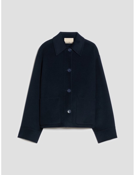 Giacca in blend di lana double Penny Black – Blu - foto 2