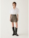 Minigonna in pura lana Penny Black – Sabbia
