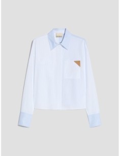 Camicia boxy fit a mix di righe Penny Black – Azzurro - foto 1 2