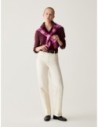 Camicia in mix di materiali Penny Black – Bordeaux Camicia in mix di materiali Penny Black – Bordeaux